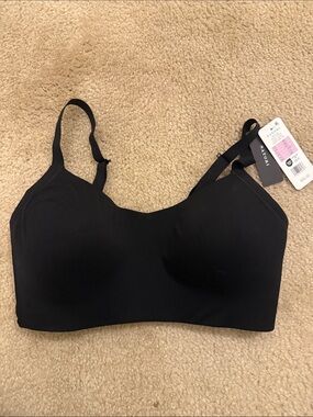 Natori Black Wireless Seamless Bralette with Adjustable Straps